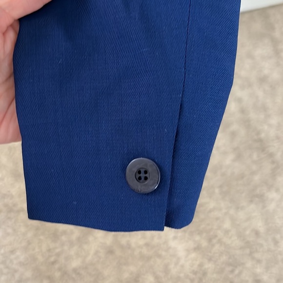 Nordstrom Classique Entier 2 button blue Jacket/Blazer - Picture 5 of 8